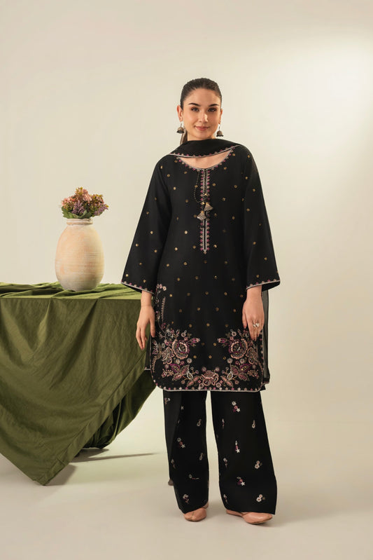 ZARQA Embroidered 3 pc