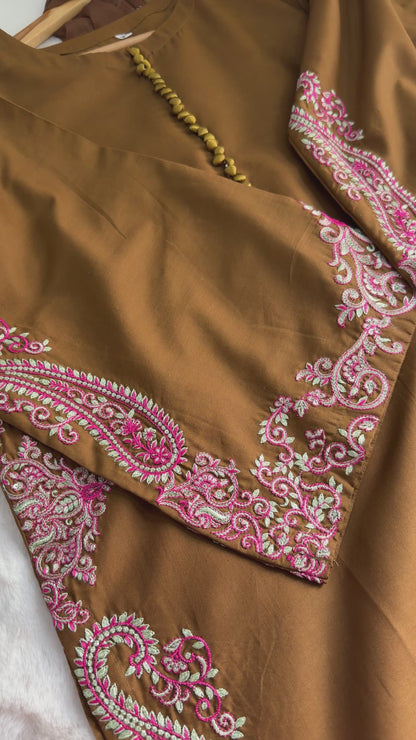 DELARA Embroidered 3 pc